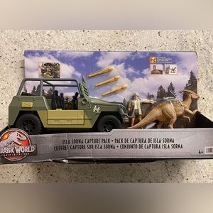 NWT Jurassic World Legacy Collection Isla Sorna Dinosaur Capture Pack
